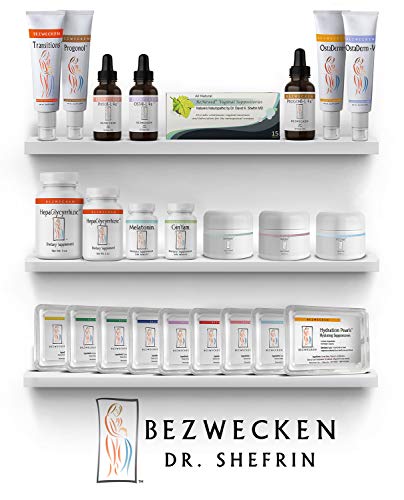 Bezwecken – Hydration Ovals 1x – 16 Oval Suppositories - Professionally Formulated to Alleviate Vaginal Dryness in Menopausal Women - Safe, Natural & Paraben Free