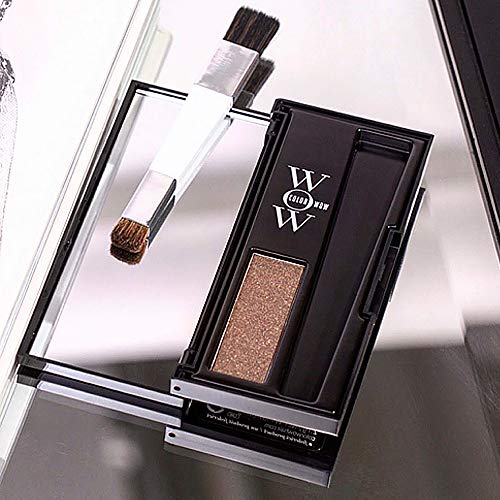 COLOR WOW Root Cover Up, Black – Instant Grey Coverage and Temporary Touch-Up, Water and Sweat Resistant, No mess Award-Winning Formula