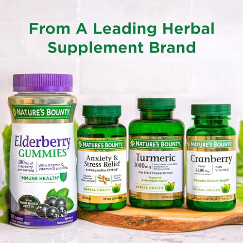 Nature's Bounty Black Cohosh Root Pills and Herbal Health Supplement, Natural Menopausal Support, 540 mg, 100 Capsules (Pack of 2)