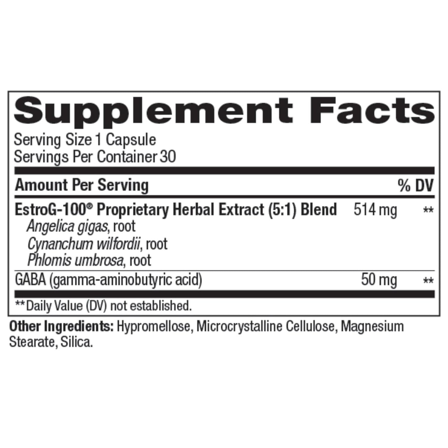 OLLY Mellow Menopause Supplements for Women, Supports Hot Flashes, Vaginal Dryness & Occasional Mood Swings,* Estro-G100®, GABA, Vegan Capsules, 1 Month Supply - 30 Count