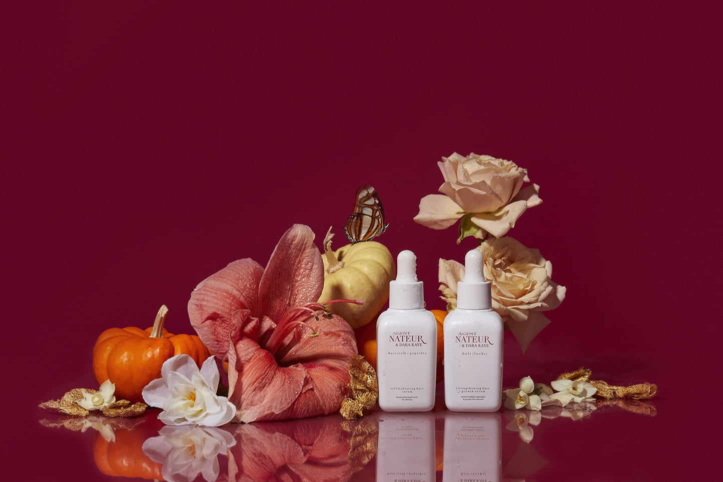 Agent Nateur - hair (silk) Natural Hydrating Peptide Hair Serum | Vegan, Non-Toxic, Clean Haircare (1.7 fl oz | 50 mL)