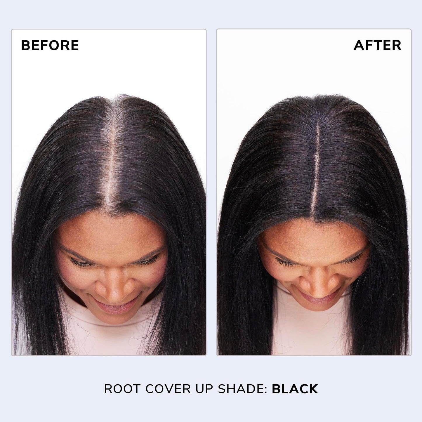 COLOR WOW Root Cover Up, Black – Instant Grey Coverage and Temporary Touch-Up, Water and Sweat Resistant, No mess Award-Winning Formula