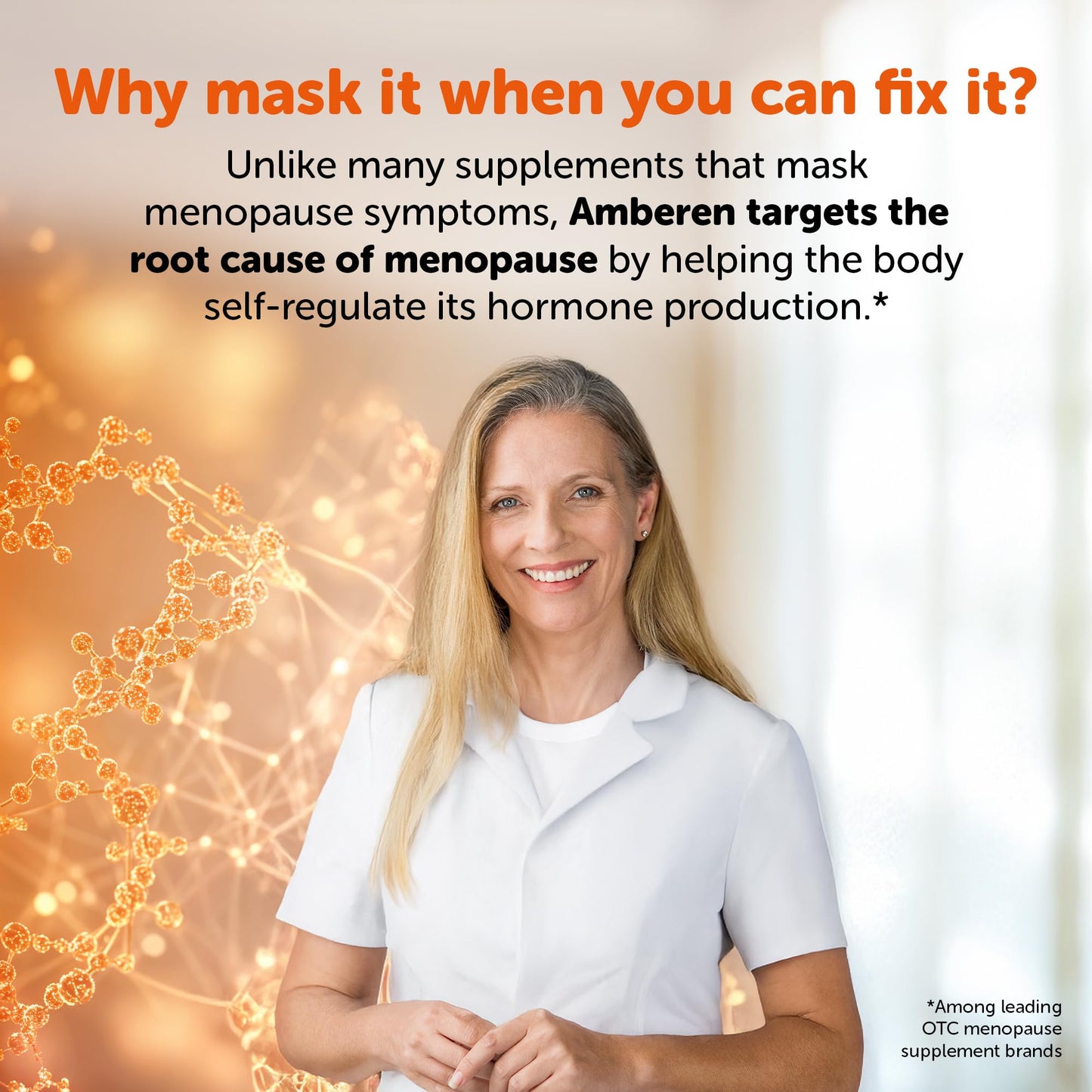 Amberen Menopause Supplements for Women, 60 Capsules, Clinically Shown to Help Support Hormone Balance, Multi-Symptom Relief from Hot Flashes, Night Sweats, Mood Swings & Low Energy