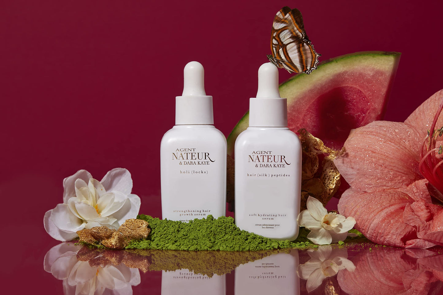 Agent Nateur - hair (silk) Natural Hydrating Peptide Hair Serum | Vegan, Non-Toxic, Clean Haircare (1.7 fl oz | 50 mL)