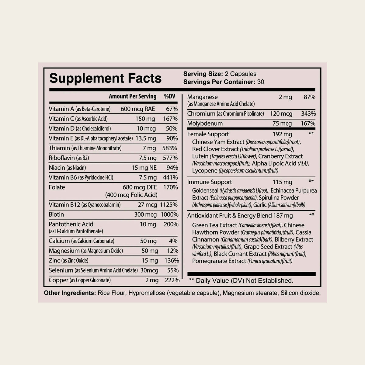 Women's Vitality Multivitamin