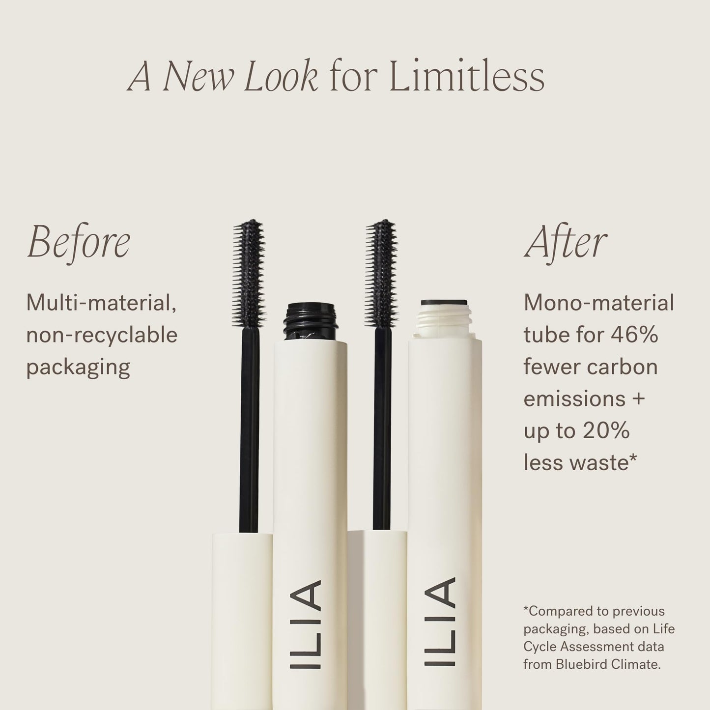 ILIA - Limitless Lash M ascara | Non-Toxic, Cruelty-Free, Lightweight & Nourishing, Flake + Smudge-Resistant, Clean Mascara, Ophthalmologist-Tested, Safe For Sensitive Eyes
