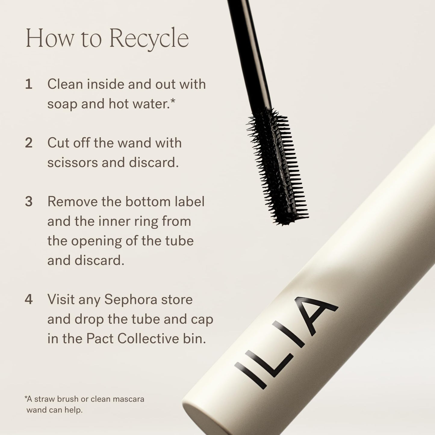 ILIA - Limitless Lash M ascara | Non-Toxic, Cruelty-Free, Lightweight & Nourishing, Flake + Smudge-Resistant, Clean Mascara, Ophthalmologist-Tested, Safe For Sensitive Eyes