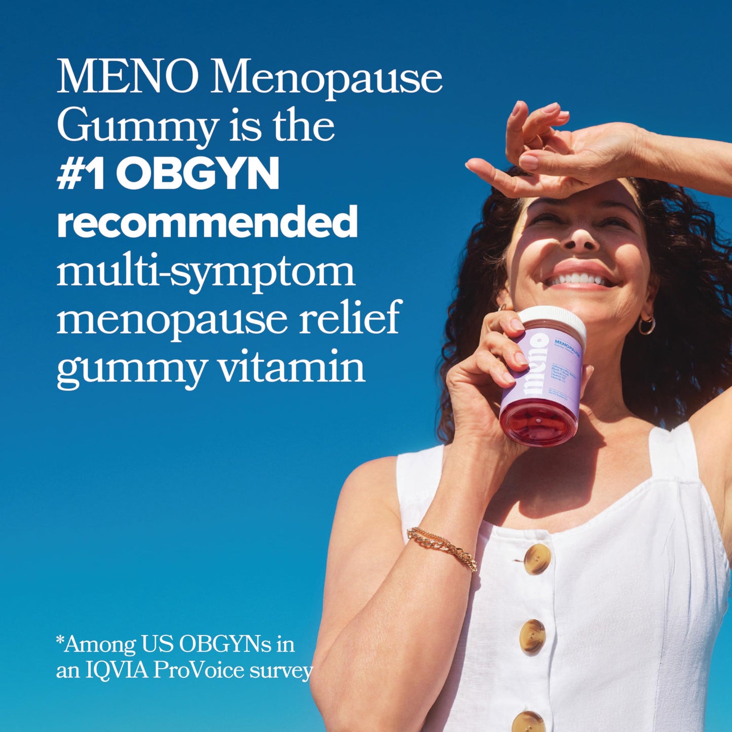 O Positiv MENO Gummies for Menopause, 30 Servings (Pack of 1) - Hormone-Free Supplements for Women with Black Cohosh & Ashwagandha KSM-66 - Helps Alleviate Hot Flashes, Night Sweats, & Mood Swings