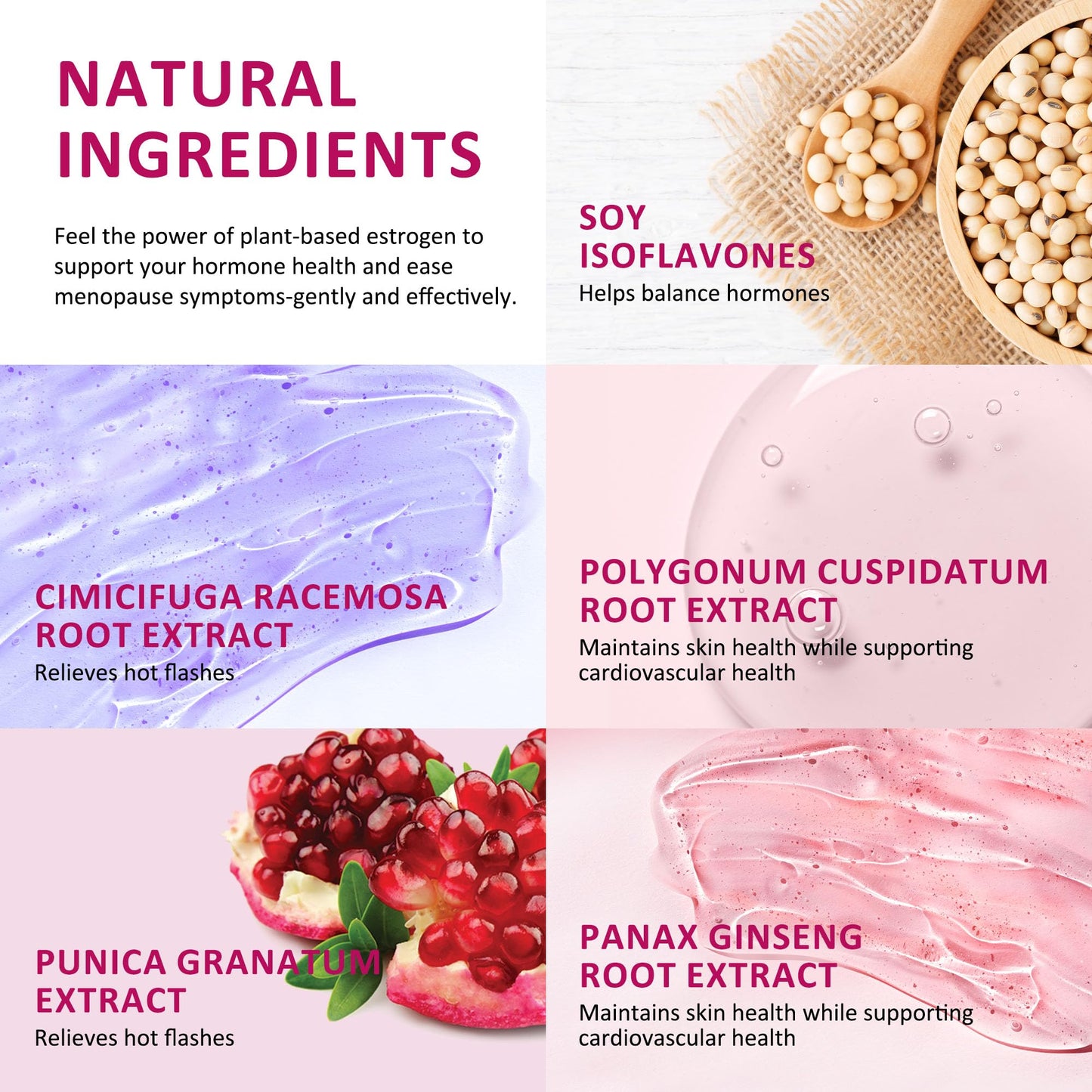 Estrogen Cream For Women, Natural Bioidentical, Hot Flashes Menopause Relief, Estrogen Cream With Wild Yam, Menstrual Cycle & Body Balance Support, Helps Reduce Hot Flashes, Paraben-Free, Vegan, 3-Month Supply(4 Oz)